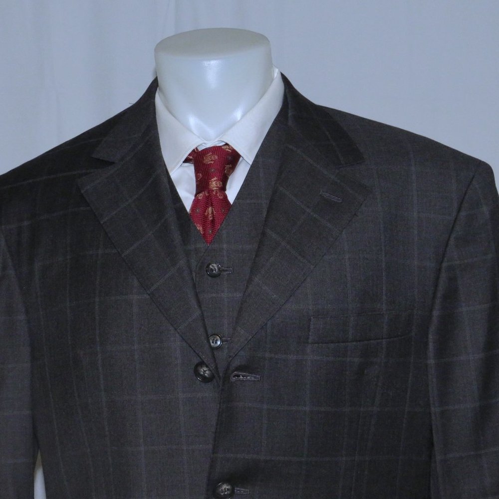 Raphael Wardrobe Design Custom Gray Windowpane Fo… - image 6